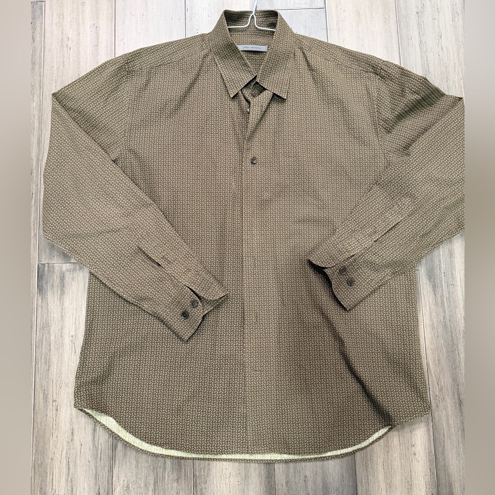 John Varvatos Men Large dress shirt Made in Italy